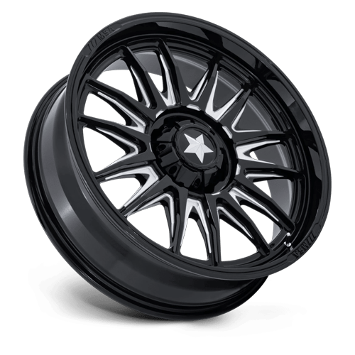 MSA Offroad Wheels M55 COMMANDER UTV GLOSS BLACK MILLED Wheel - image 7