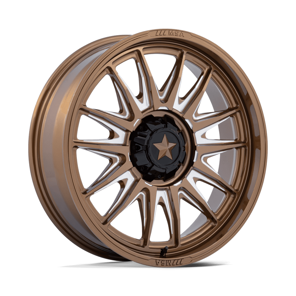 MSA Offroad Wheels M55 COMMANDER UTV GLOSS BRONZE MILLED Wheel - image 6