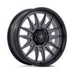 Load image into Gallery viewer, MSA Offroad Wheels M55 COMMANDER UTV MATTE GUNMETAL W/ M-BLK LIP Wheel - image 5
