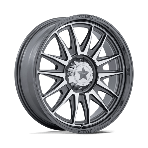 MSA Offroad Wheels M55 COMMANDER UTV PLATINUM W/ MACHINED FACE Wheel - image 9