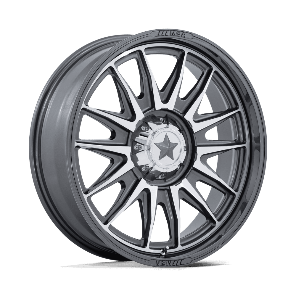 MSA Offroad Wheels M55 COMMANDER UTV PLATINUM W/ MACHINED FACE Wheel - image 10