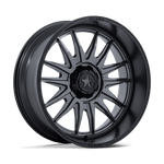Load image into Gallery viewer, MSA Offroad Wheels M55 COMMANDER UTV MATTE GUNMETAL W/ M-BLK LIP Wheel - image 10
