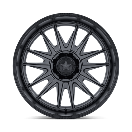 MSA Offroad Wheels M55 COMMANDER UTV MATTE GUNMETAL W/ M-BLK LIP Wheel - image 8