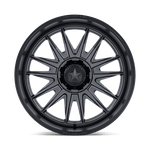 Load image into Gallery viewer, MSA Offroad Wheels M55 COMMANDER UTV MATTE GUNMETAL W/ M-BLK LIP Wheel - image 8
