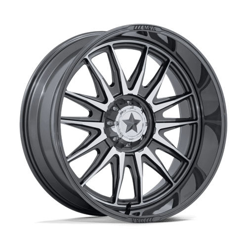 MSA Offroad Wheels M55 COMMANDER UTV PLATINUM W/ MACHINED FACE Wheel - image 5