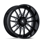 Load image into Gallery viewer, MSA Offroad Wheels M55 COMMANDER UTV GLOSS BLACK MILLED Wheel - image 2
