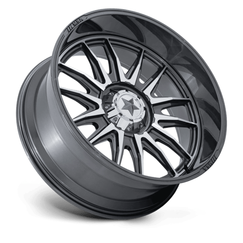 MSA Offroad Wheels M55 COMMANDER UTV PLATINUM W/ MACHINED FACE Wheel - image 3