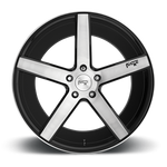 Load image into Gallery viewer, Niche M124 MILAN GLOSS BLACK BRUSHED Wheel - image 5
