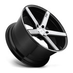 Load image into Gallery viewer, Niche M124 MILAN GLOSS BLACK BRUSHED Wheel - image 3
