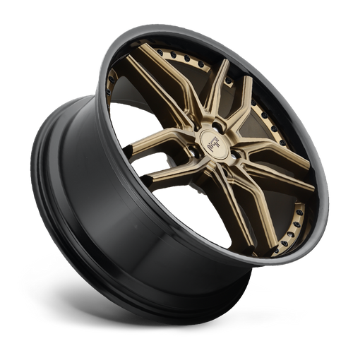 Niche M195 METHOS MATTE BRONZE BLACK BEAD RING Wheel - image 3