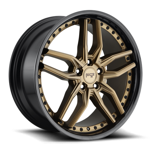 Niche M195 METHOS MATTE BRONZE BLACK BEAD RING Wheel - image 2