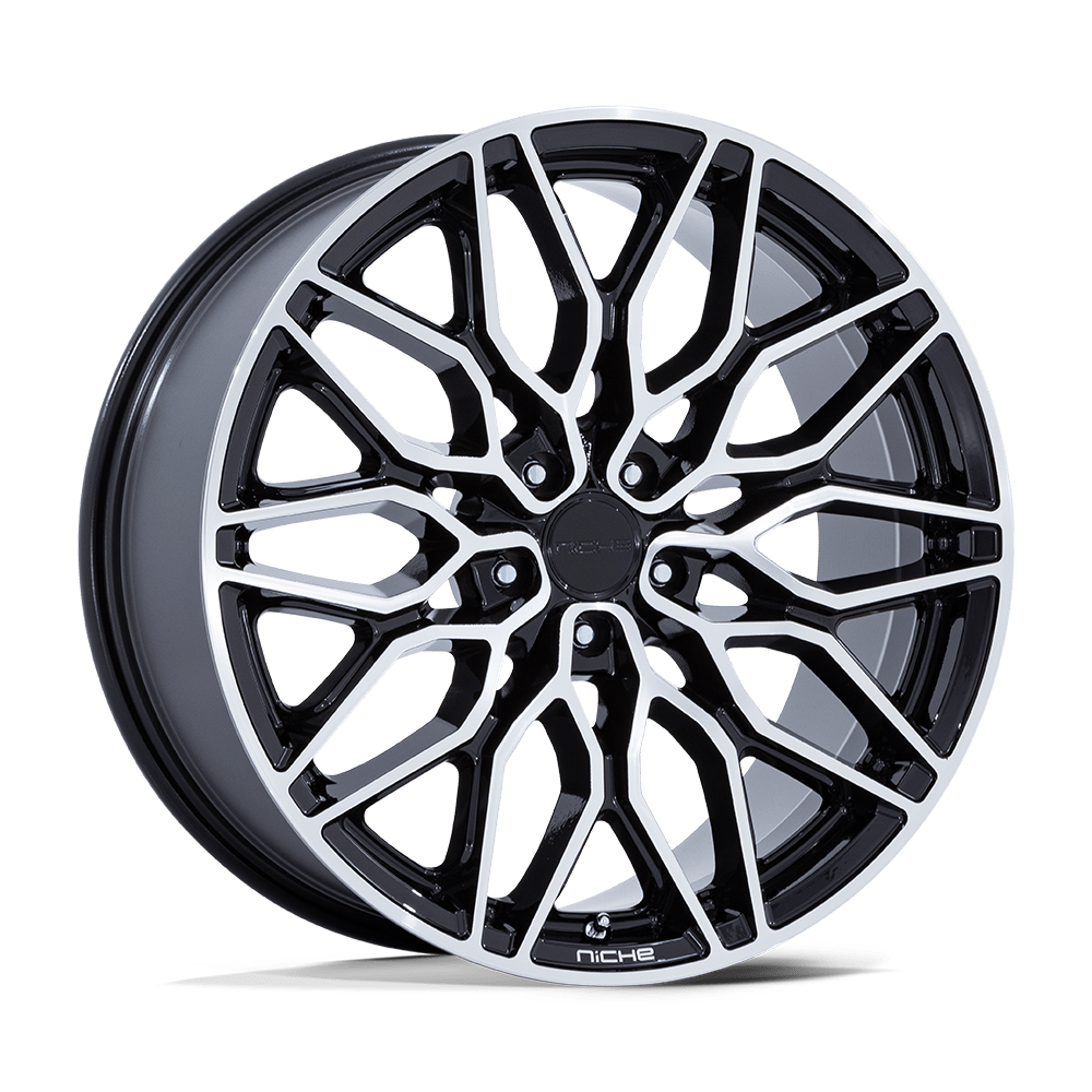 Niche NC277 CALABRIA 5 GLOSS BLACK MACHINED Wheel - image 2