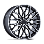 Load image into Gallery viewer, Niche NC277 CALABRIA 5 GLOSS BLACK MACHINED Wheel - image 2

