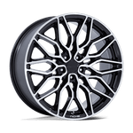 Load image into Gallery viewer, Niche NC277 CALABRIA 5 GLOSS BLACK MACHINED Wheel - image 1
