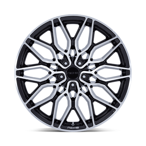 Niche NC277 CALABRIA 5 GLOSS BLACK MACHINED Wheel - image 5