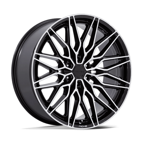 Niche NC278 CALABRIA 6 GLOSS BLACK W/ MACHINED Wheel - image 1