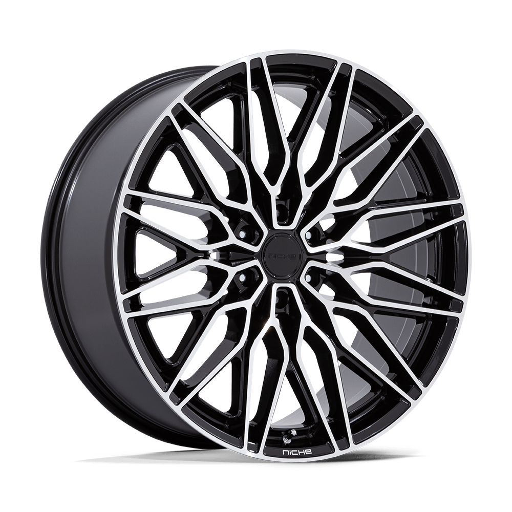 Niche NC278 CALABRIA 6 GLOSS BLACK W/ MACHINED Wheel - image 2
