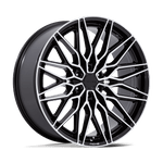 Load image into Gallery viewer, Niche NC278 CALABRIA 6 GLOSS BLACK W/ MACHINED Wheel - image 2
