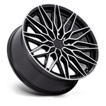 Load image into Gallery viewer, Niche NC278 CALABRIA 6 GLOSS BLACK W/ MACHINED Wheel - image 3

