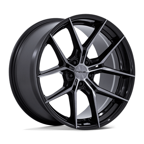 Niche NC279 PRODIGY 5 GLOSS BLACK DARK TINTED CLEAR Wheel - image 1