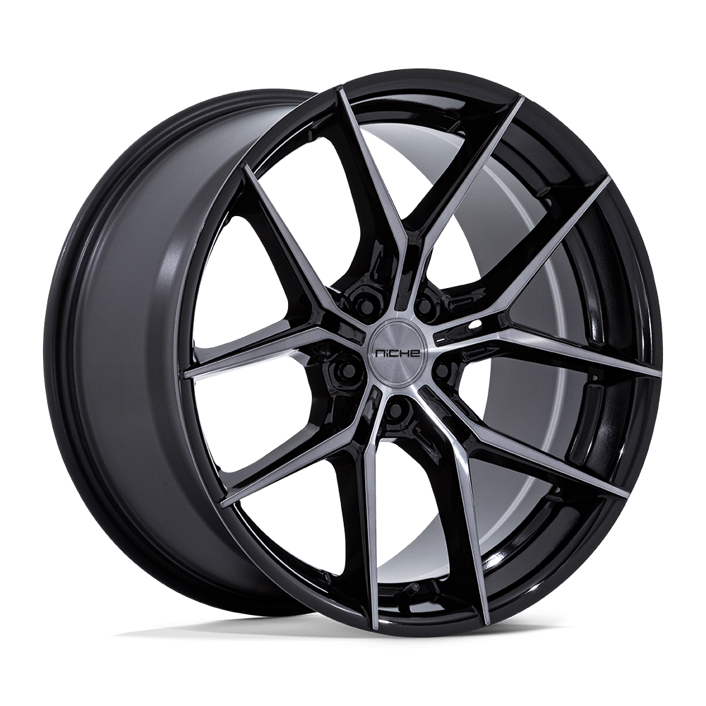 Niche NC279 PRODIGY 5 GLOSS BLACK DARK TINTED CLEAR Wheel - image 2