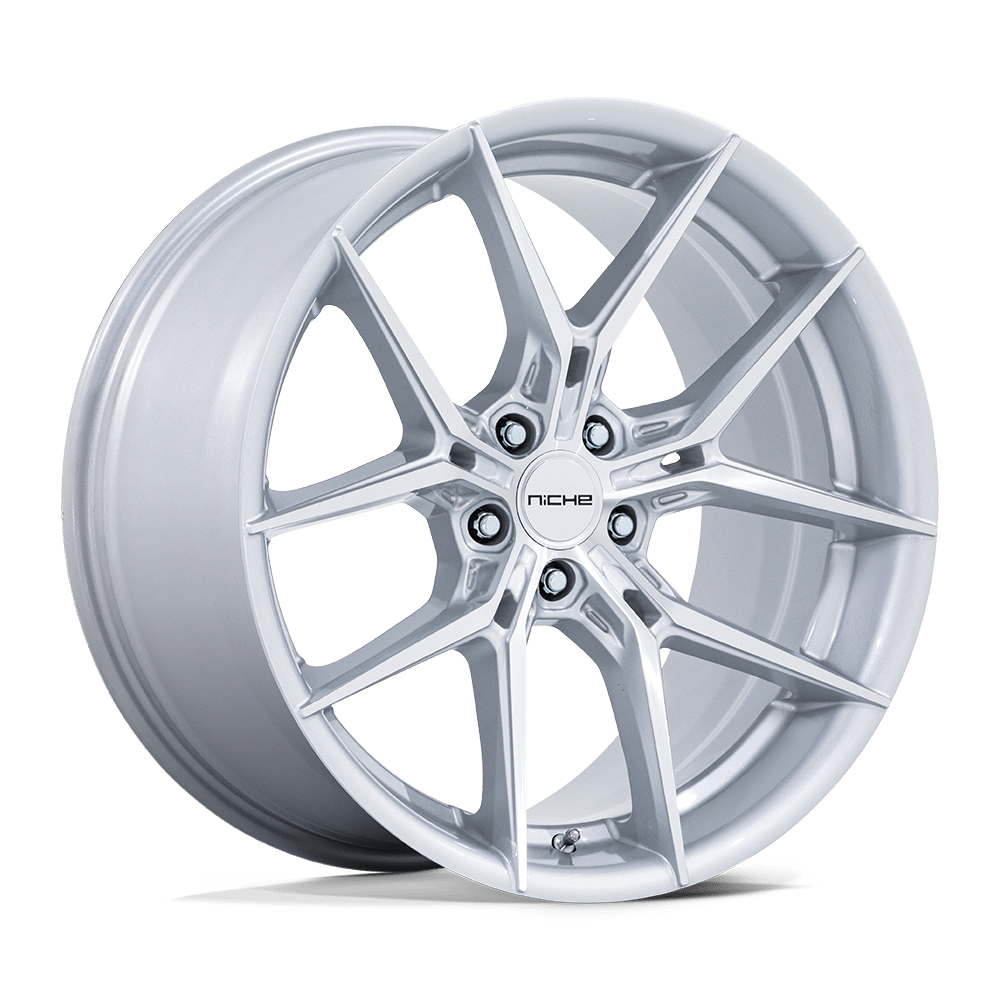 Niche NC279 PRODIGY 5 SILVER W/ MACHINED FACE Wheel - image 2