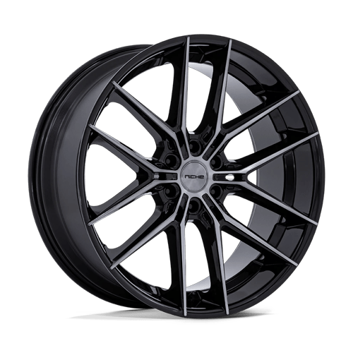 Niche NC280 PRODIGY 6 GLOSS BLACK DARK TINTED CLEAR Wheel - image 1