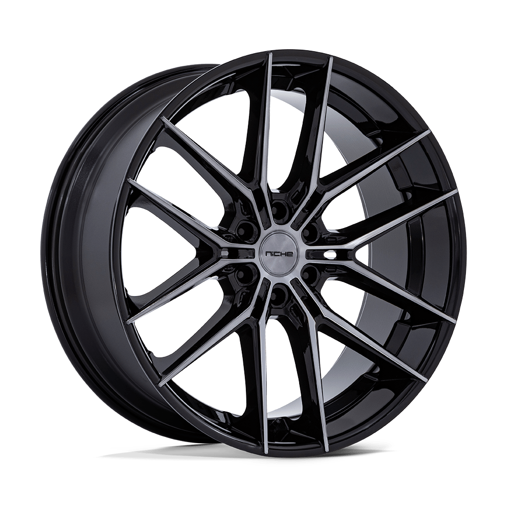 Niche NC280 PRODIGY 6 GLOSS BLACK DARK TINTED CLEAR Wheel - image 2