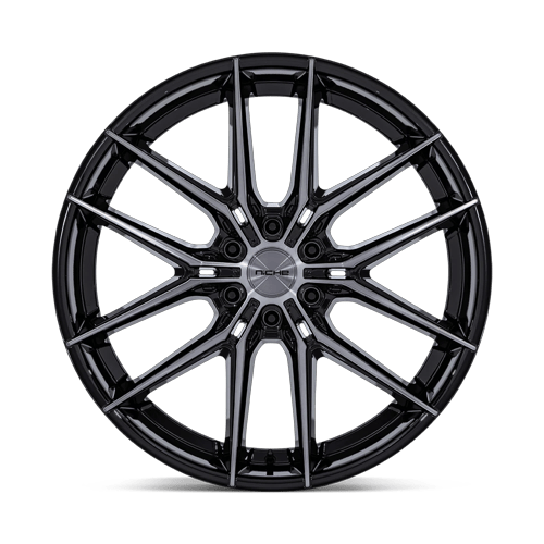 Niche NC280 PRODIGY 6 GLOSS BLACK DARK TINTED CLEAR Wheel - image 5