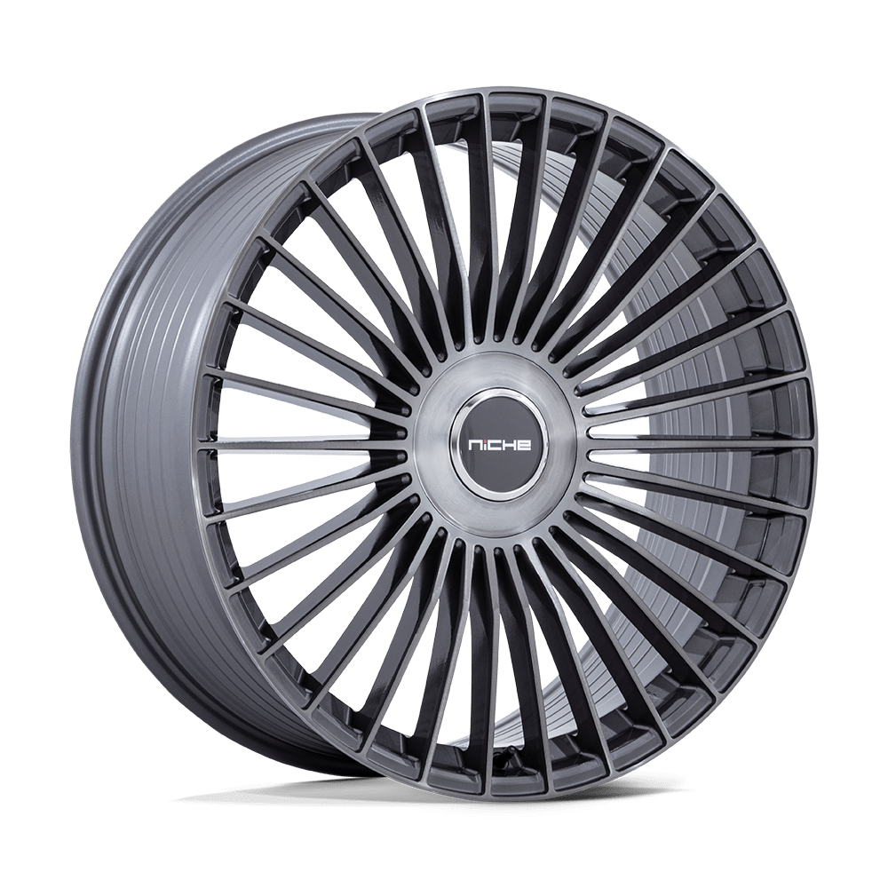 Niche NC282 SERENE GLOSS TITANIUM BRUSHED Wheel - image 2