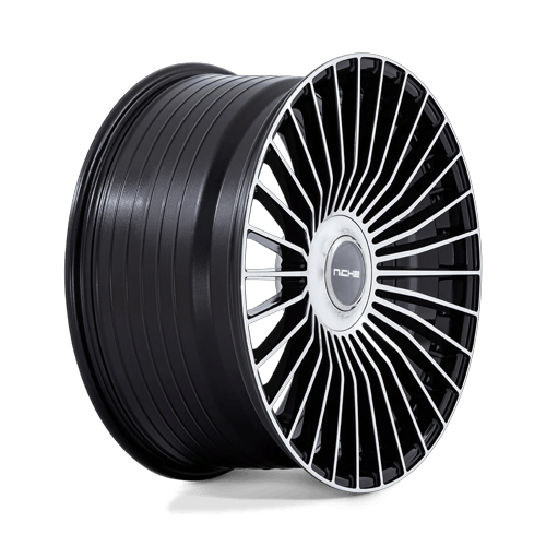 Niche NC282 SERENE GLOSS BLACK W/ MACHINED FACE Wheel - image 4