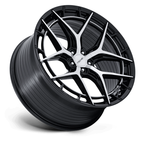 Niche NC286 RIVIERA GLOSS BLACK W/ MACHINED FACE Wheel - image 3