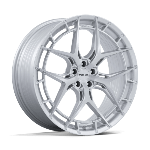 Niche NC286 RIVIERA GLOSS SILVER W/ BRUSHED FACE Wheel - image 1
