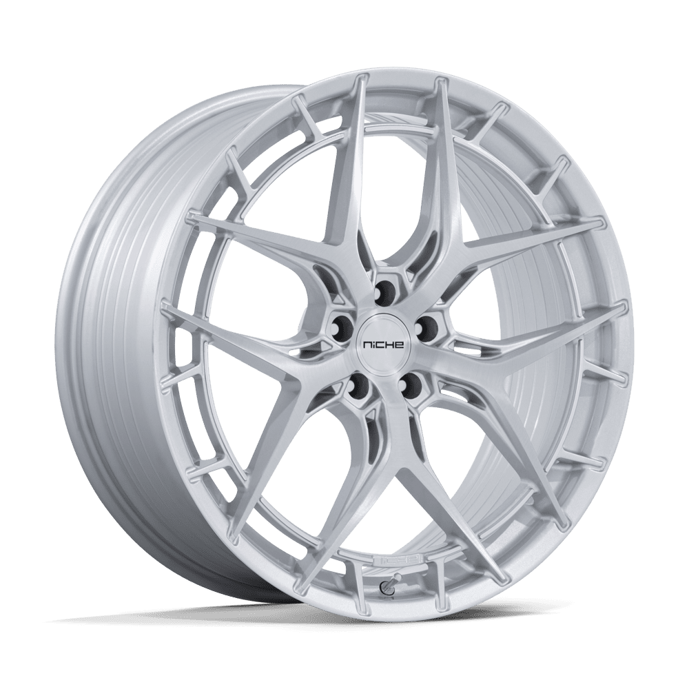 Niche NC286 RIVIERA GLOSS SILVER W/ BRUSHED FACE Wheel - image 2