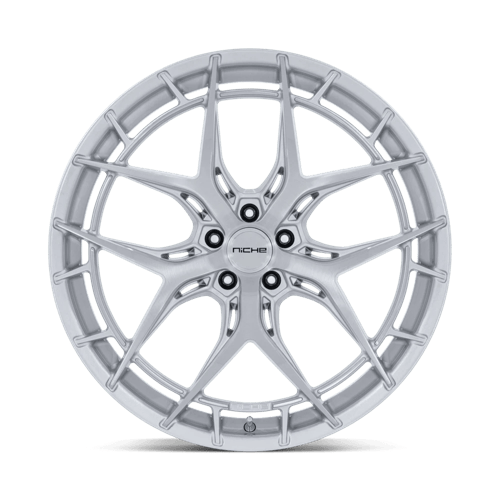 Niche NC286 RIVIERA GLOSS SILVER W/ BRUSHED FACE Wheel - image 4
