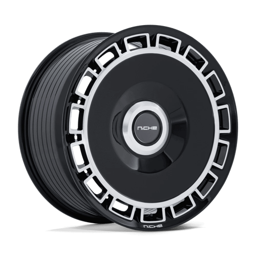 Niche NC287 VENICE GLOSS BLACK W/ MACHINED FACE Wheel - image 1