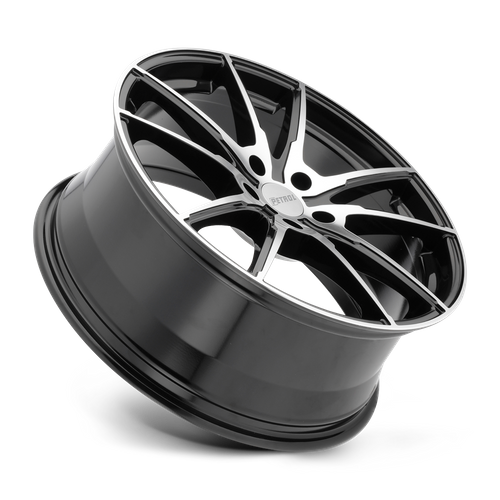 Petrol P0A GLOSS BLACK W/ MACH CUT FACE Wheel - image 3