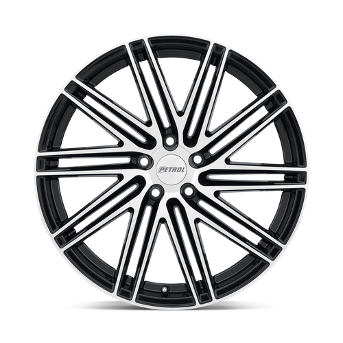 Petrol P1C GLOSS BLACK W/ MACH CUT FACE Wheel - image 4
