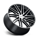 Load image into Gallery viewer, Petrol P1C GLOSS BLACK W/ MACH CUT FACE Wheel - image 3

