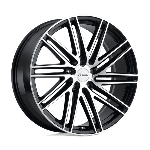 Petrol P1C GLOSS BLACK W/ MACH CUT FACE Wheel - image 2