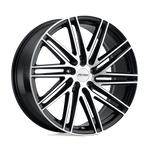 Load image into Gallery viewer, Petrol P1C GLOSS BLACK W/ MACH CUT FACE Wheel - image 2
