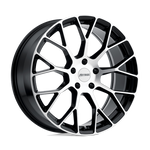 Load image into Gallery viewer, Petrol P2B GLOSS BLACK W/ MACH CUT FACE Wheel - image 2
