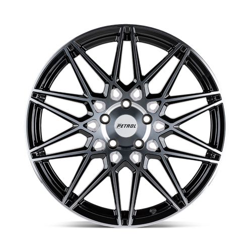 Petrol P3C GLOSS BLACK W/ MACH CUT FACE Wheel - image 4