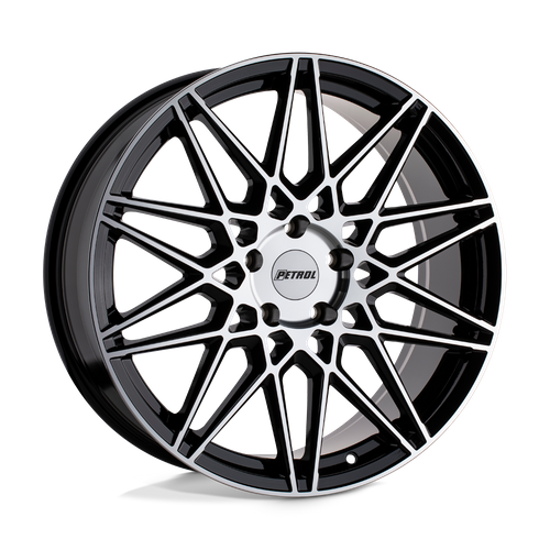 Petrol P3C GLOSS BLACK W/ MACH CUT FACE Wheel - image 2