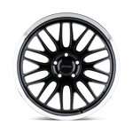 Load image into Gallery viewer, Petrol P4C GLOSS BLACK W/ MACH CUT LIP Wheel - image 4
