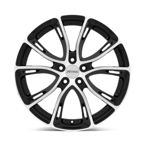 Petrol P5A GLOSS BLACK W/ MACH CUT FACE Wheel - image 4