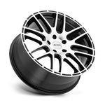 Load image into Gallery viewer, Petrol P6A GLOSS BLACK W/ MACH CUT FACE Wheel - image 3
