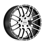 Load image into Gallery viewer, Petrol P6A GLOSS BLACK W/ MACH CUT FACE Wheel - image 2
