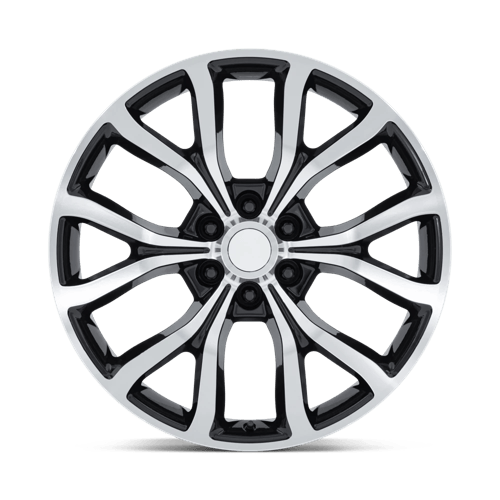 Performance Replicas PR230 GLOSS BLACK W/ MACHINED FACE Wheel - image 4