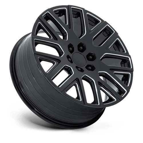 Performance Replicas PR231 GLOSS BLACK MILLED Wheel - image 3